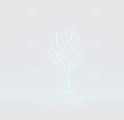 Digital Network Tree Mobile