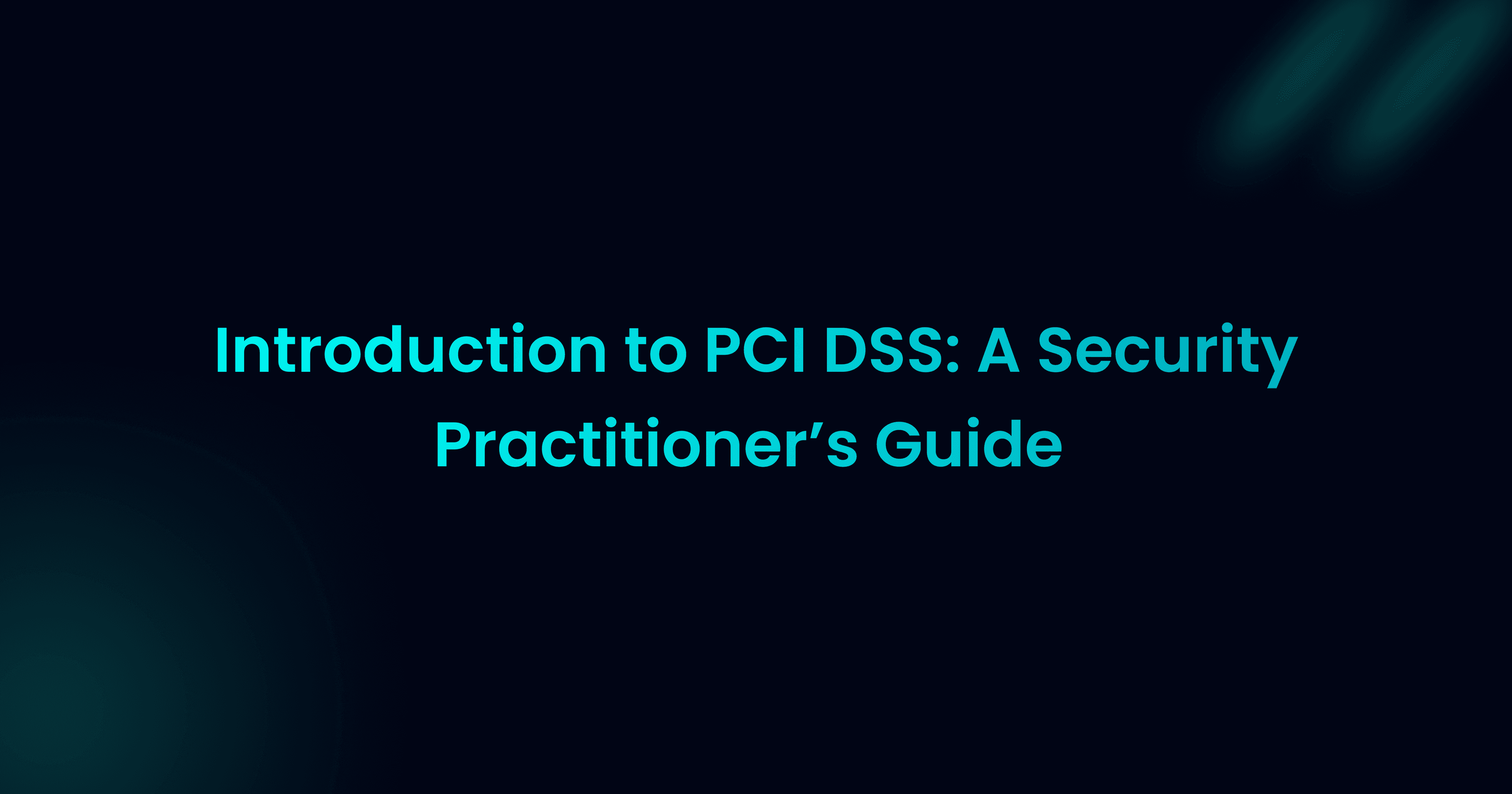 Introduction to PCI DSS: A Security Practitioner's Guide