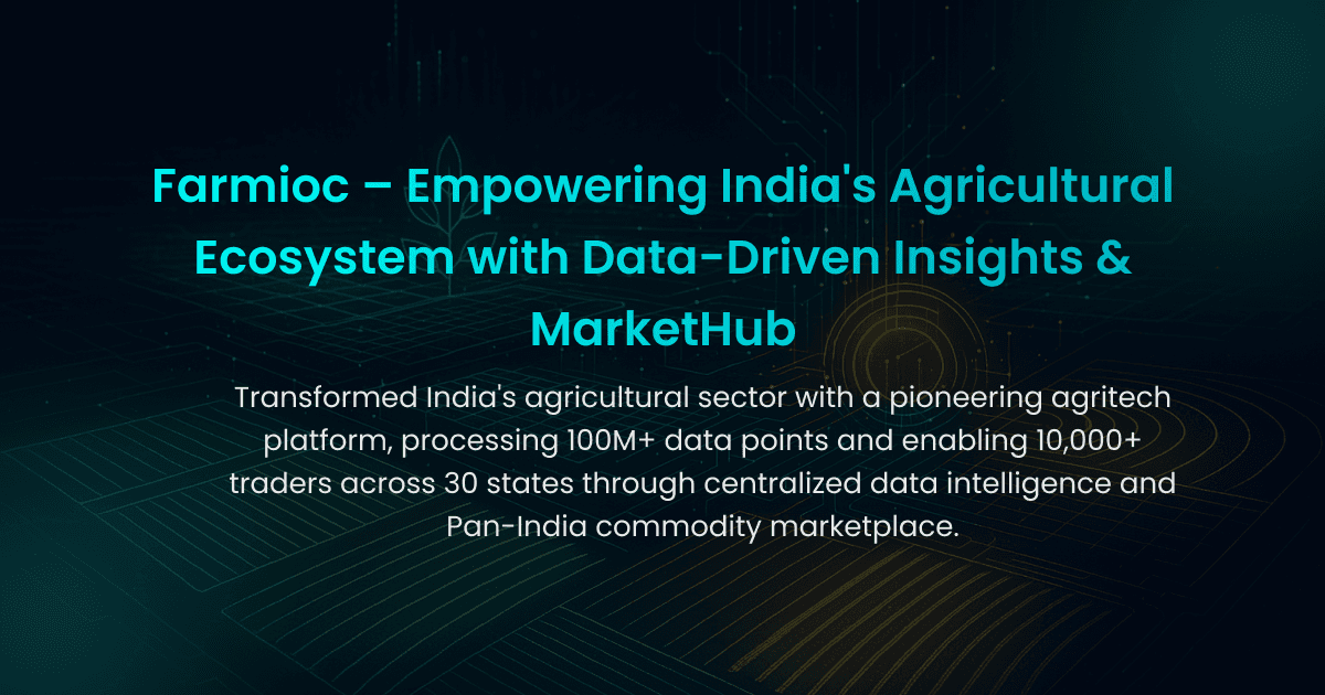 Farmioc – Agricultural Ecosystem Platform