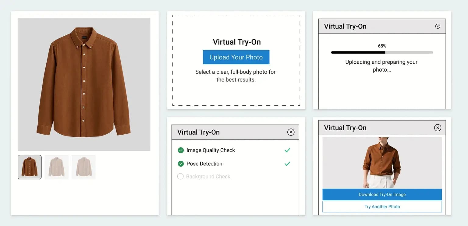 Add AI Virtual Try-On to WooCommerce in 5 Minutes with the Vtryon WordPress Plugin